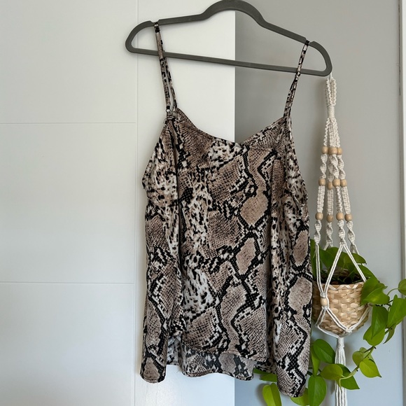 Hayden Snake Print Tank Top - 1X - Picture 4 of 6